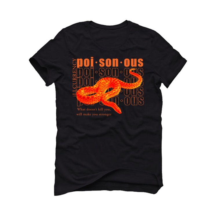 Air Jordan 12 Brilliant Orange - Black T-Shirt (POISONOUS)