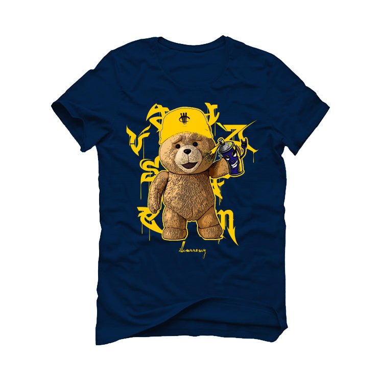 Nike Dunk Low “Michigan” | illcurrency Navy Blue T-Shirt product image 2