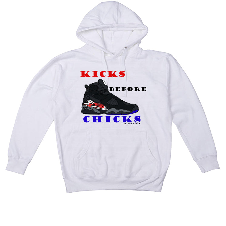 Air Jordan 8 “Playoffs” | illcurrency White T-Shirt (KICKS product image 3