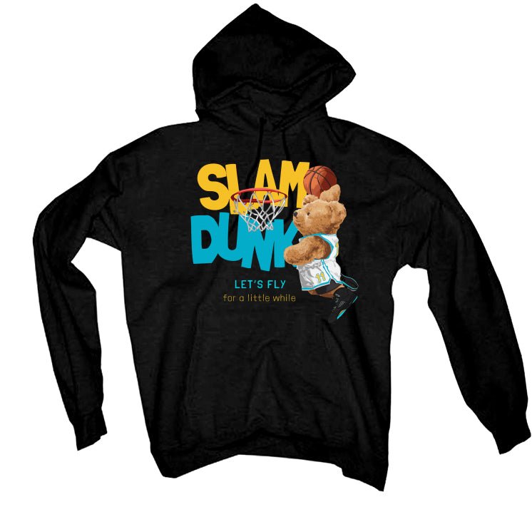 Air Jordan 5 Aqua - Black T-Shirt (slam dunk)