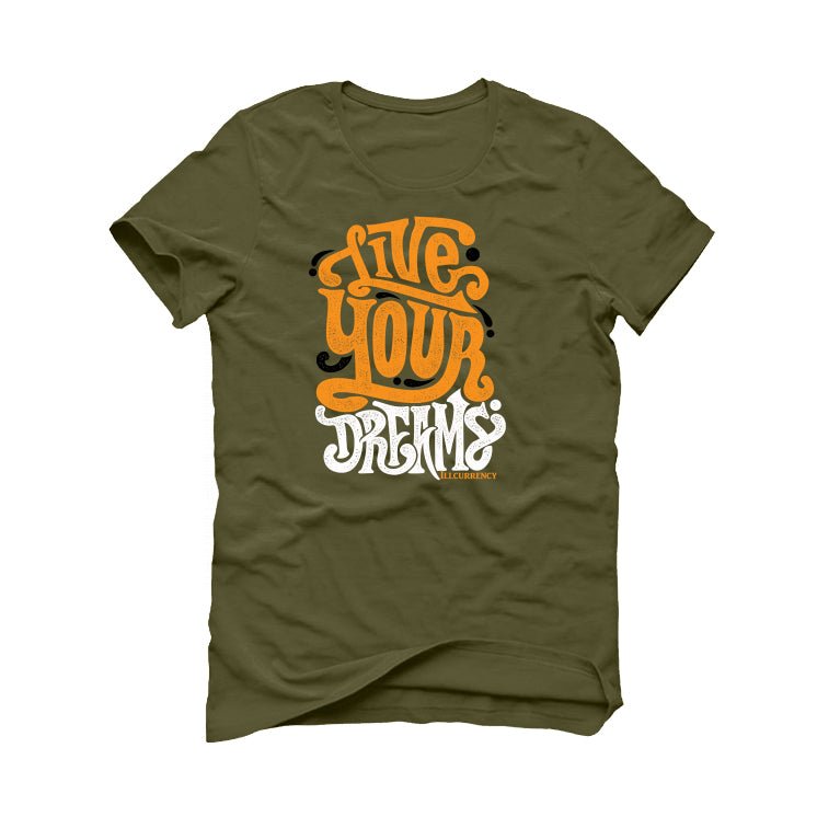 Air Jordan 5 “Olive” | illcurrency Military Green T-Shirt product image 2