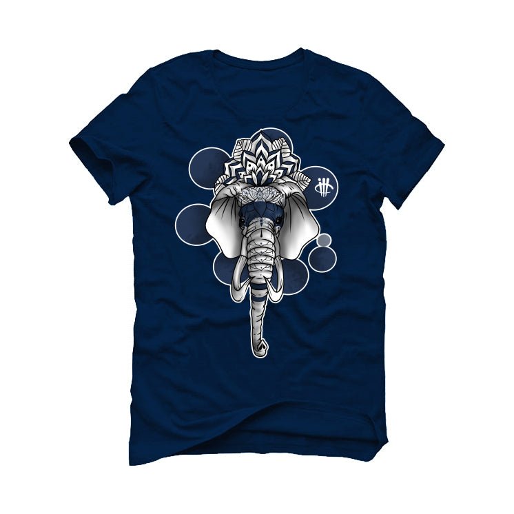 Air Jordan 5 “Georgetown” | illcurrency Navy Blue T-Shirt product image 2