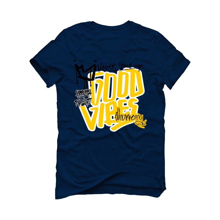 Nike Dunk Low “Michigan” | illcurrency Navy Blue T-Shirt product image 2