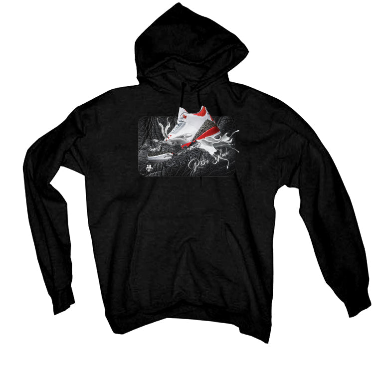 Air Jordan 3 “Fire Red” OG Black T-Shirt (SPLASH SNK)