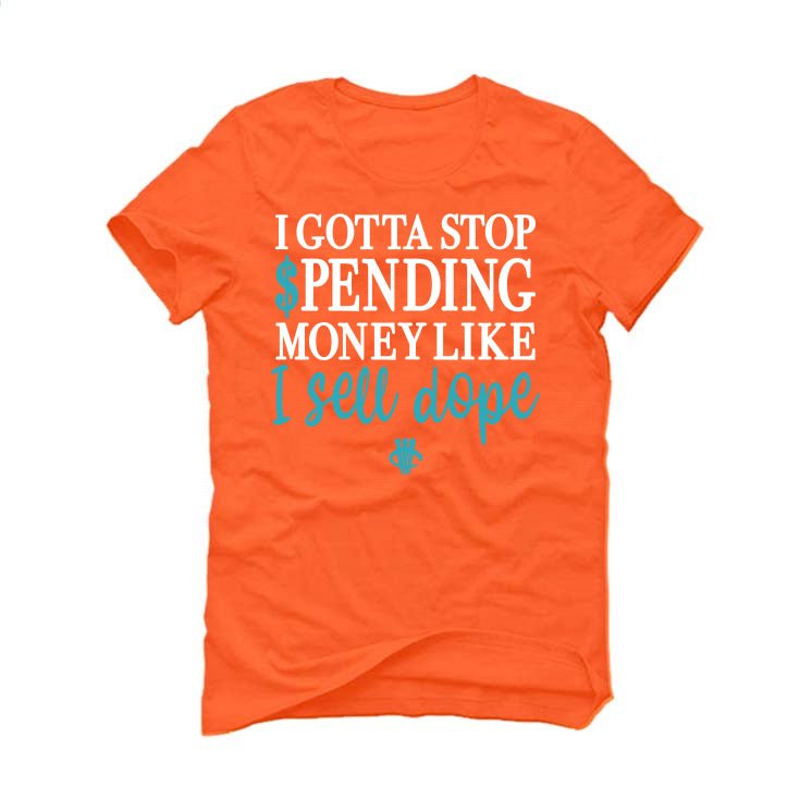 Nike Dunk Low “Miami Dolphins” | illcurrency Orange T-Shirt product image 2