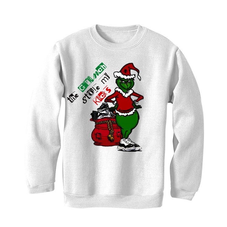 Air Jordan 11 Gratitude | ILLCURRENCY White T-Shirt (Grinch product image 4