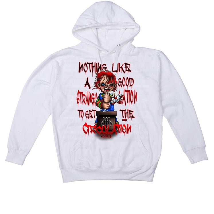 Air Jordan 8 “Playoffs” | illcurrency White T-Shirt (Chucky) product image 3