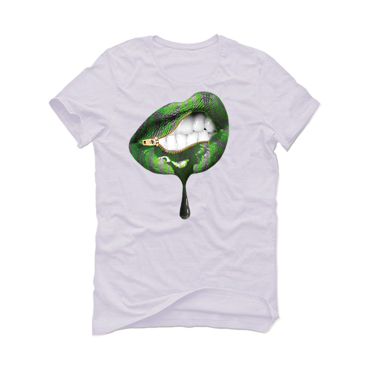 Air Jordan 5 Green Bean White T-Shirt (LIPS UNSEALED) product image 2