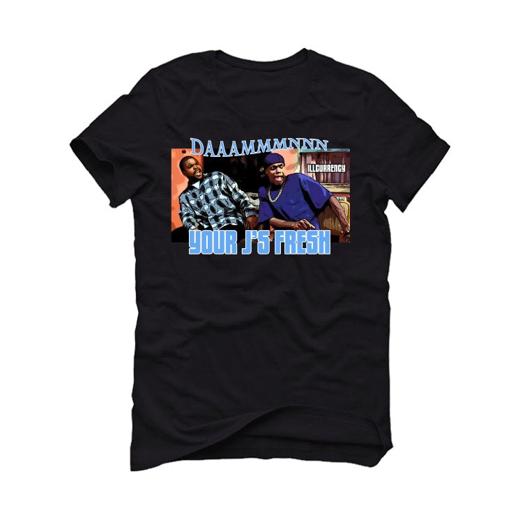 Air Jordan 1 "UNC Toe" - Black T-Shirt (Damn) product image 2