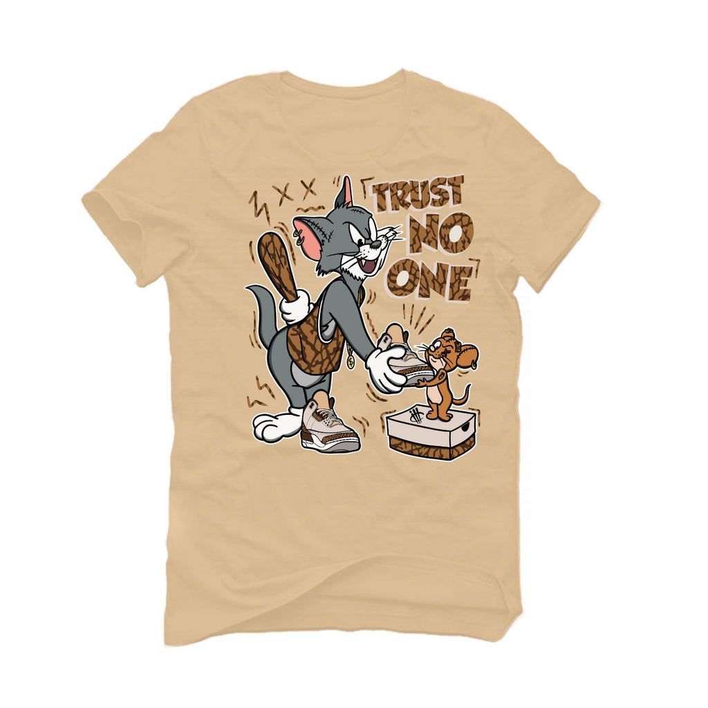 Air Jordan 3 "Palomino" | illcurrency Tan T-Shirt (TRUST NO product image 2
