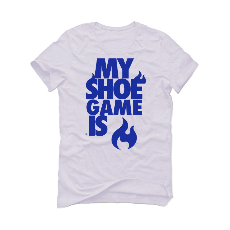 Air Jordan 12 WMNS “Hyper Royal” White T-Shirt (MY SHOE)