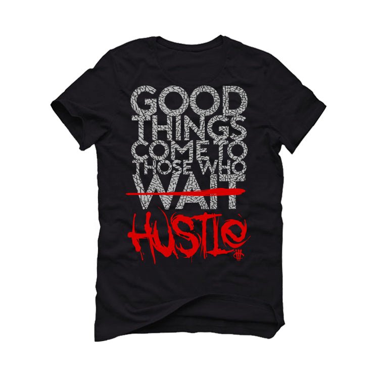 Air Jordan 3 White Cement Reimagined - Black T-Shirt (Good Things)