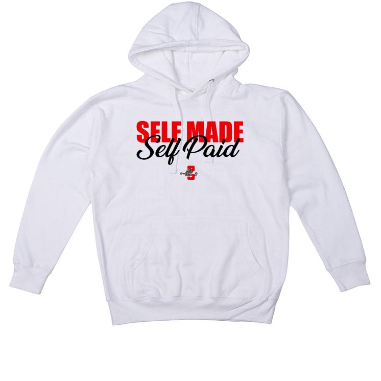 Air Jordan 4 "Red Cement" White T-Shirt (Self Made Self Paid)