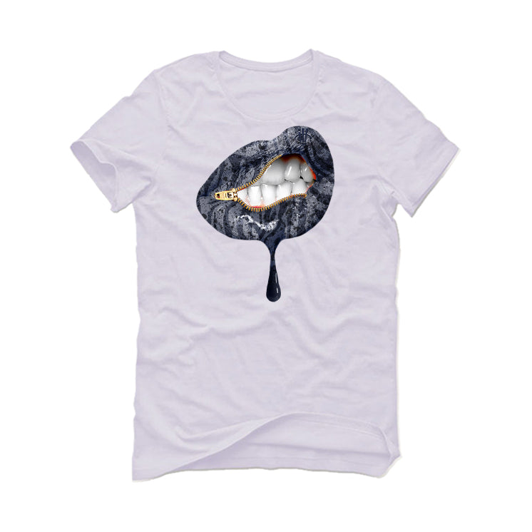 Air Jordan 6 Georgetown - White T-Shirt (LIPS UNSEALED)