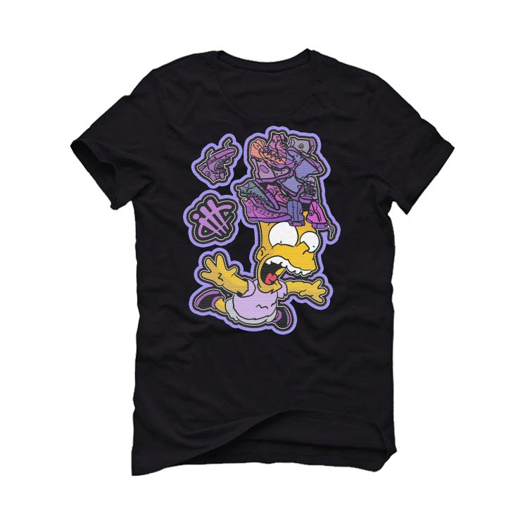 Reebok Question Mid “Grape Toe”| ILLCURRENCY Black T-Shirt product image 2