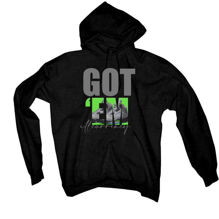 Air Jordan 5 Green Bean Black T-Shirt (Got Em) product image 3