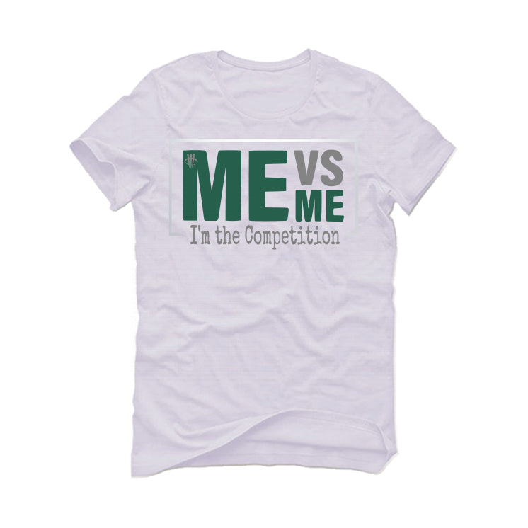 Air Jordan 1 High OG “Gorge Green” White T-Shirt (Me vs Me)