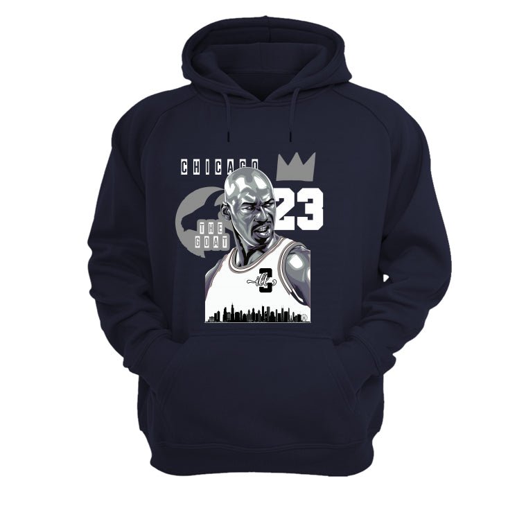 AIR JORDAN 3 “WHITE NAVY”| ILLCURRENCY Blue T-Shirt product image 3