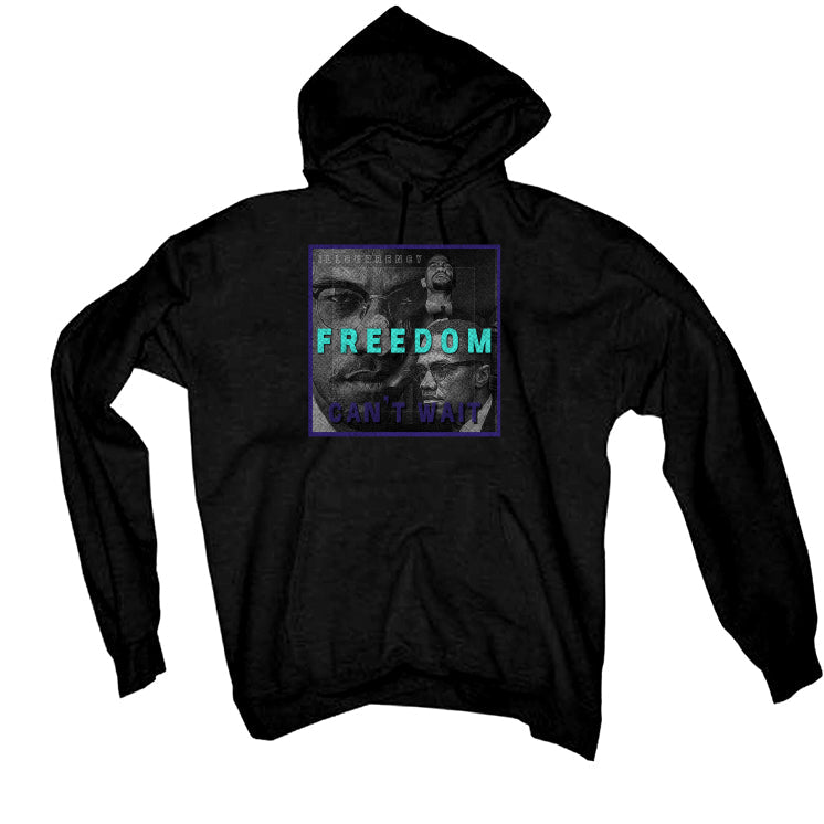 Air Jordan 1 Mid Black Grape | ILLCURRENCY T-Shirt (FREEDOM) product image 3