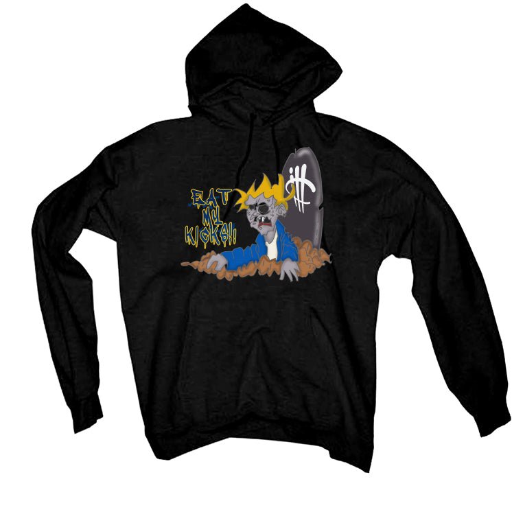 AIR JORDAN 14 LANEY |ILLCURRENCY Black T-Shirt (EAT MY product image 3