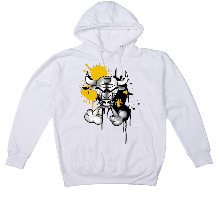 Air Jordan 6 Yellow Ochre | illcurrency White T-Shirt (Iron product image 3