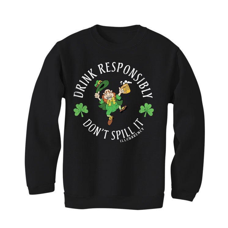 St. Pattys Collection Black T-Shirt (Drink Responsibly) product image 4