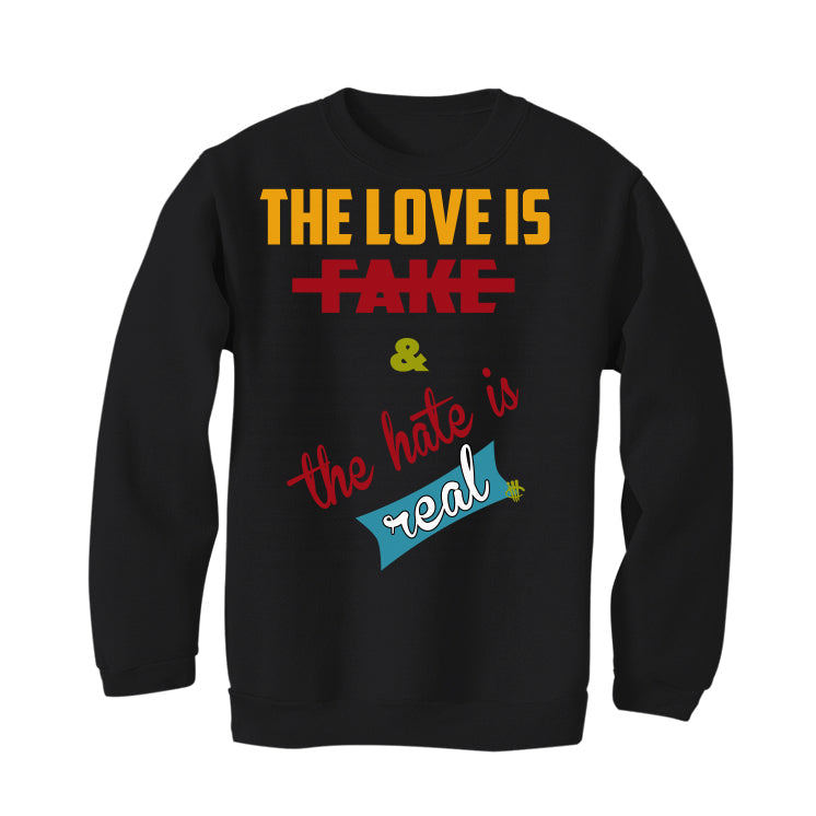 FroSkate x Nike SB Dunk High "All Love No Hate" Black T-Shirt (Love is Fake)