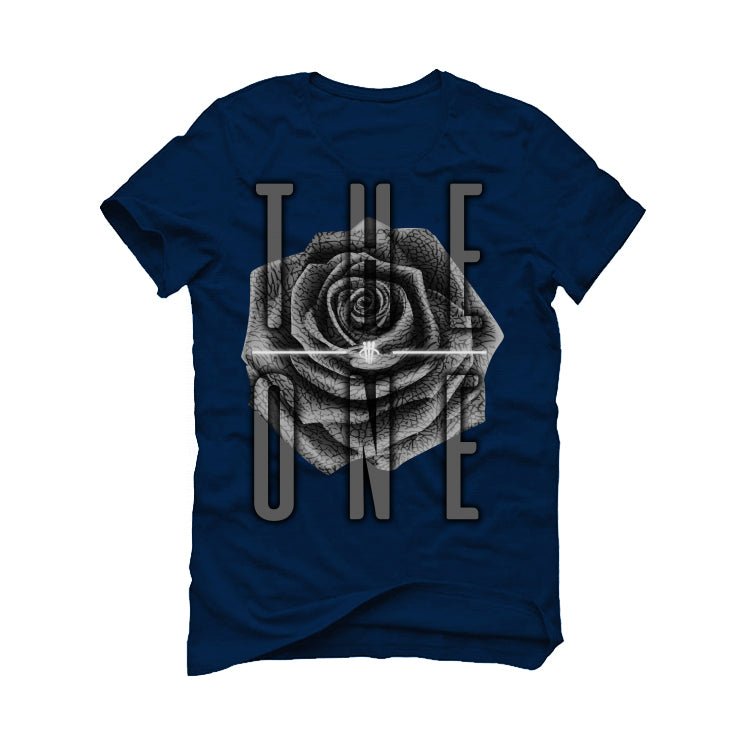 AIR JORDAN 3 “WHITE NAVY”| ILLCURRENCY Blue T-Shirt (The product image 2