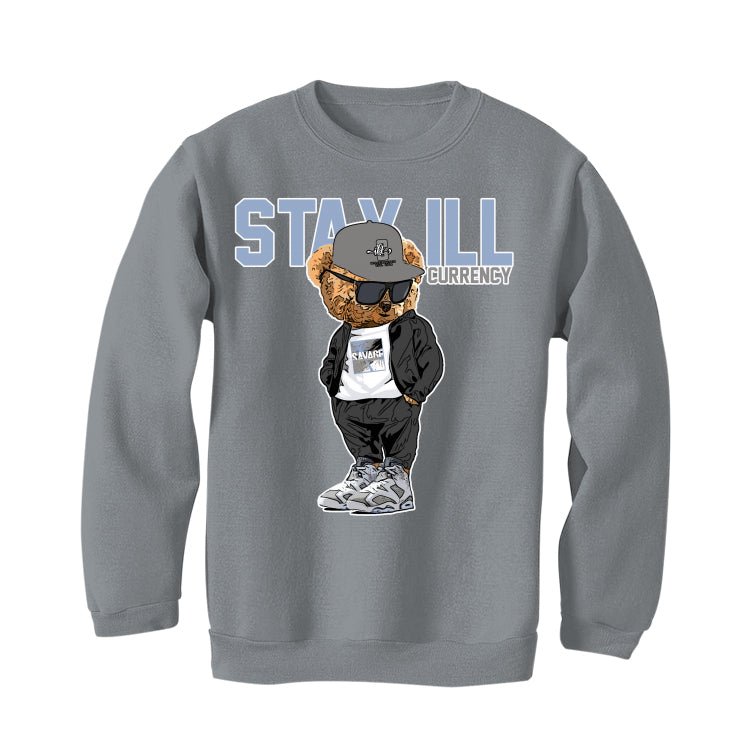 Air Jordan 6 “Cool Grey” Grey T-Shirt (Stay ill Bear)