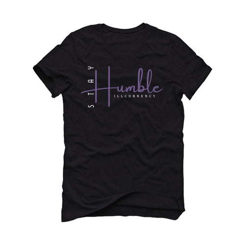 A Ma Maniere x Air Jordan 4 SP "Violet Ore" Black T-Shirt (Stay Humble)