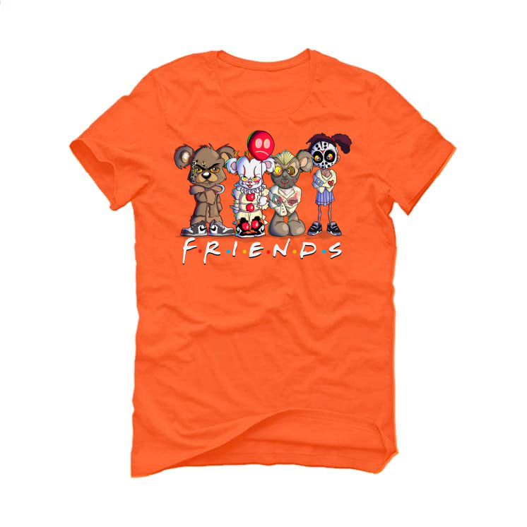 Halloween 2018 Collection Orange T-Shirt (scary friends) product image 2