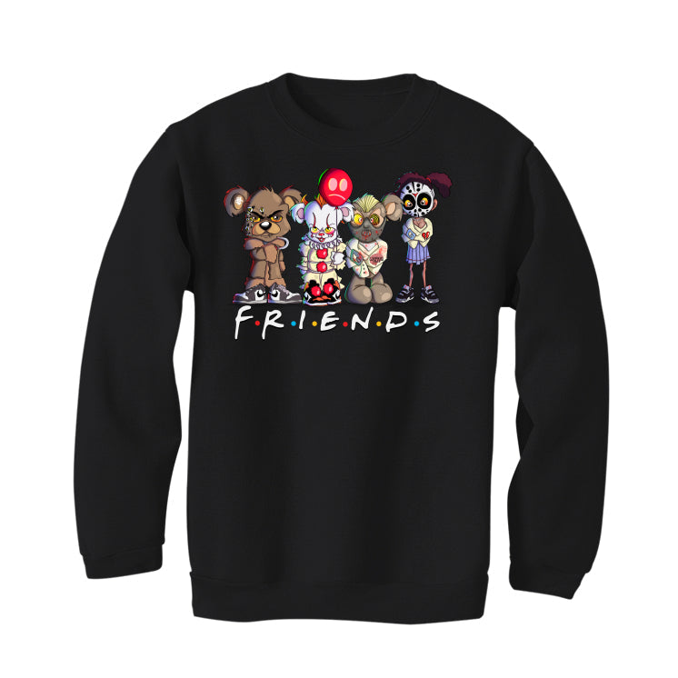 Halloween Collection 2017 Black T-Shirt (scary friends) product image 4