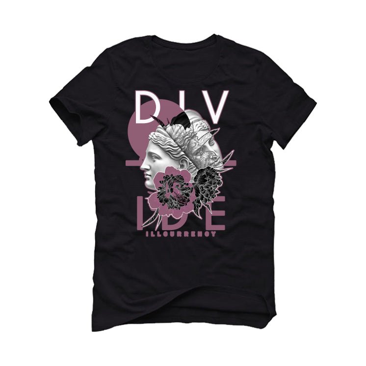 Air Jordan 1 High OG Mauve | ILLCURRENCY Black T-Shirt product image 2