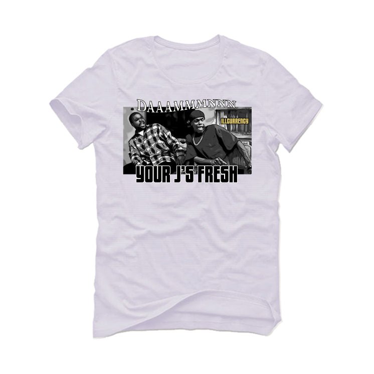 Air Jordan 11 Gratitude | ILLCURRENCY White T-Shirt (Damn) product image 2