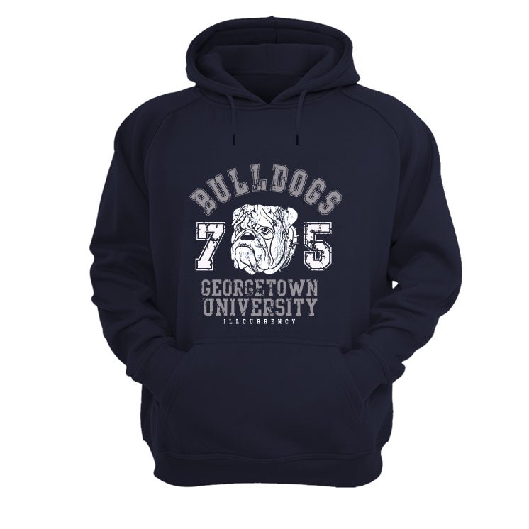 Air Jordan 5 “Georgetown” | illcurrency Navy Blue T-Shirt product image 3