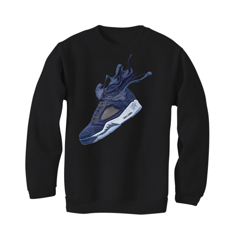 Air Jordan 5 “Georgetown” | illcurrency Black T-Shirt product image 4
