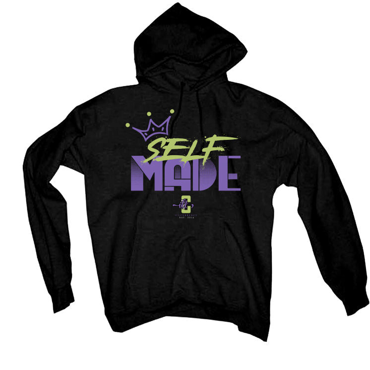 Air Jordan 4 “Canyon Purple” Black T-Shirt (Self Made)