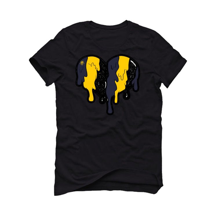 Nike Dunk Low “Michigan” | illcurrency Black T-Shirt (Heart) product image 2