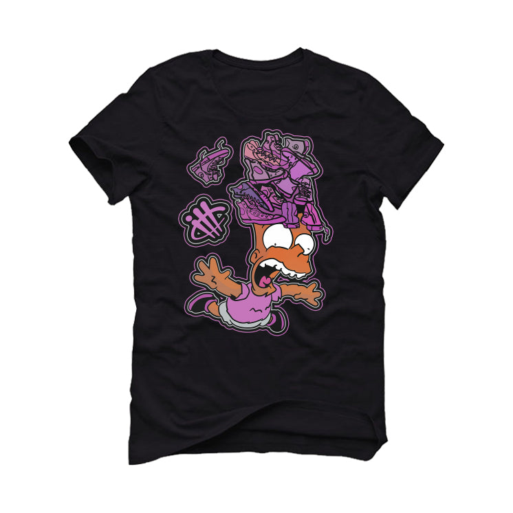 Air Jordan 7 GS “Barely Grape” Black T-Shirt (FREE FALL)