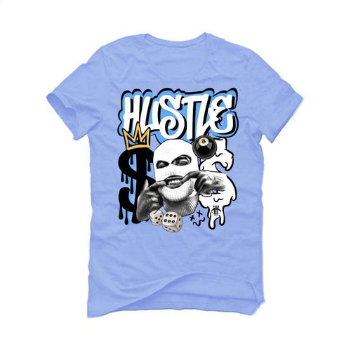 Air Jordan 1 "UNC Toe" - Carolina Blue T-Shirt (GRIND HUSTLE)