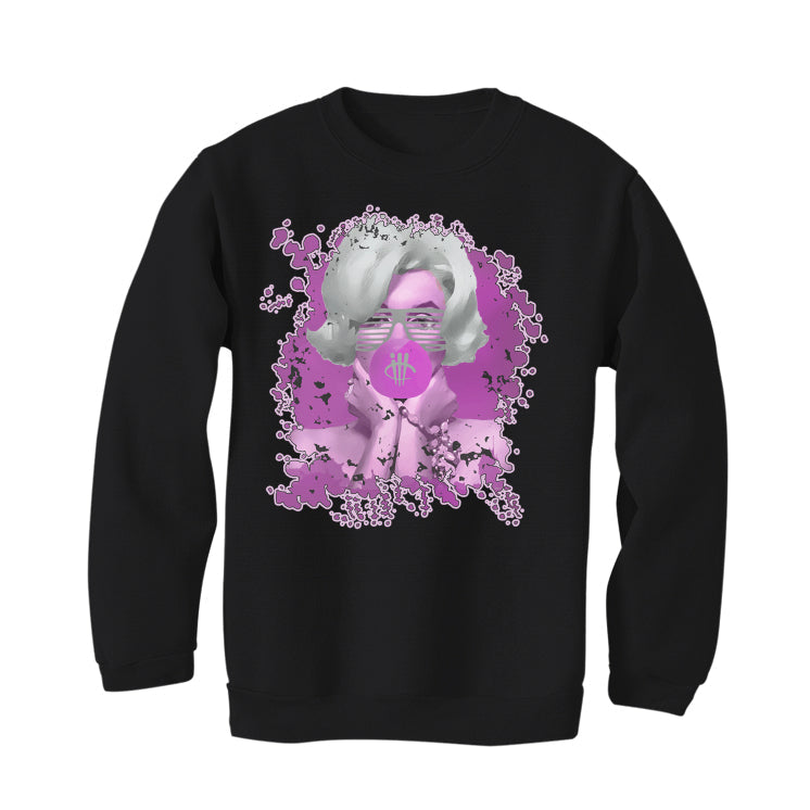 Air Jordan 7 GS “Barely Grape” Black T-Shirt (BUBBLE GUM)
