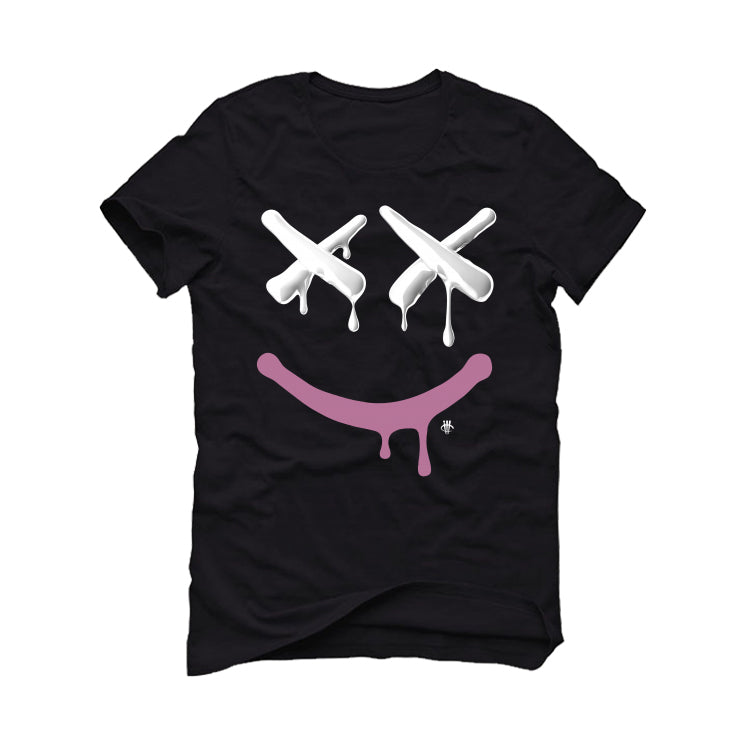 Air Jordan 1 Mid "Berry" Black T-Shirt (Happy Drip) product image 2