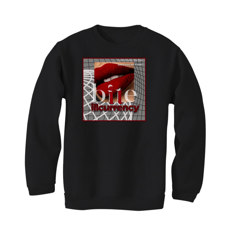 Nike Dunk Low Team Red | ILLCURRENCY Black T-Shirt (BITE IT) product image 4