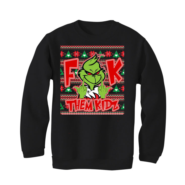 CHRISTMAS UGLY SWEATERS Black T-Shirt (Fck Them Kidz) product image 4