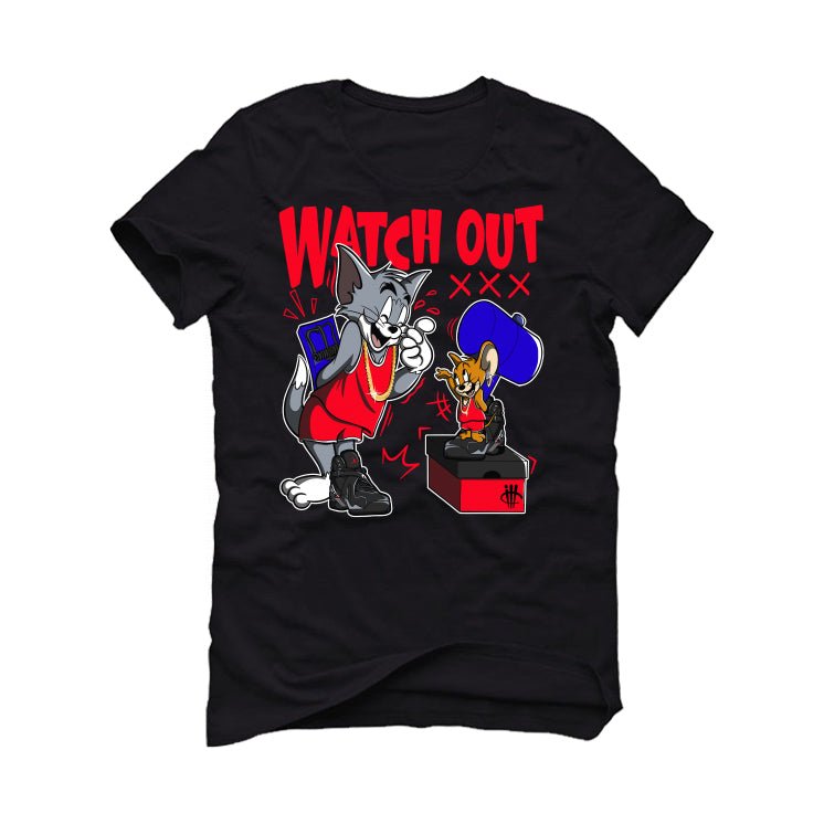 Air Jordan 8 “Playoffs” | illcurrency Black T-Shirt (watch product image 2