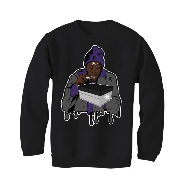 Air Jordan 12 Field Purple - Black T-Shirt (uncensored)