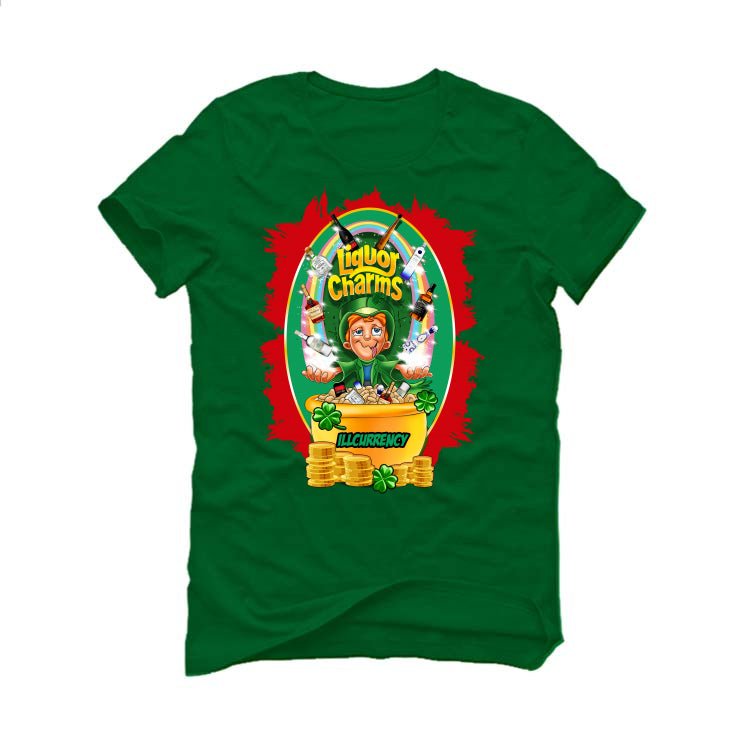 Nike SB x Air Jordan 4 “Pine Green” | illcurrency Pine Green T-Shirt (Liquor Charms)