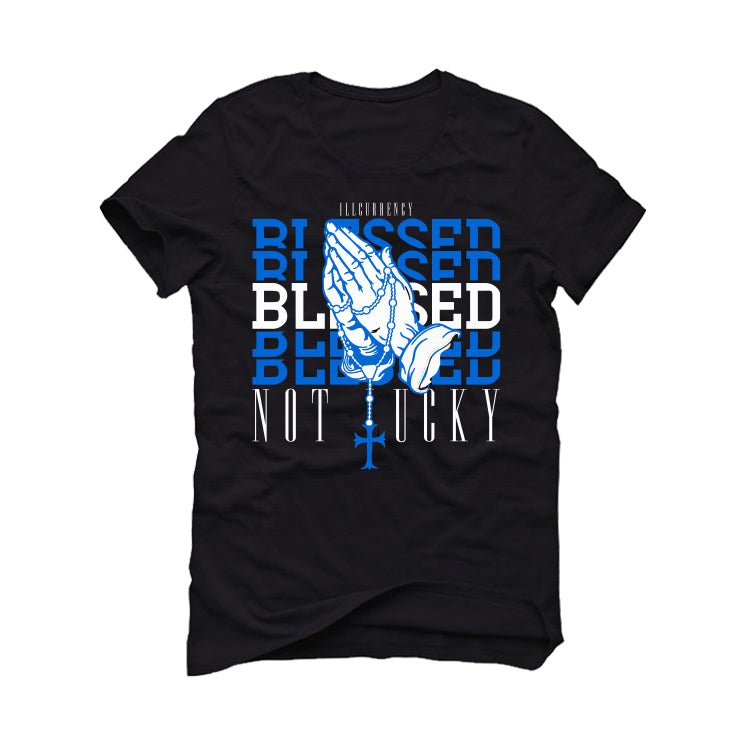 Air Jordan 1 Royal Reimagined | Illcurrency Black T-Shirt product image 2