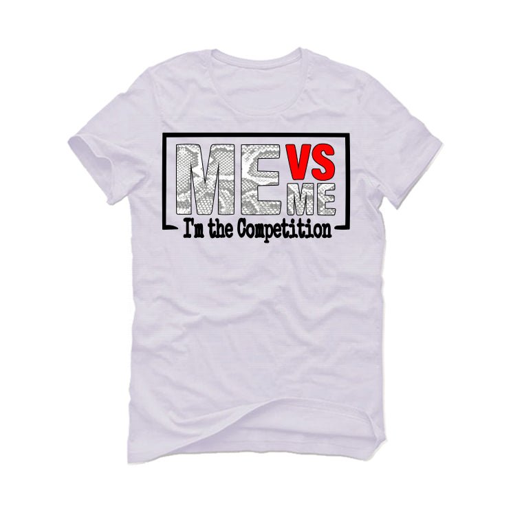 Air Jordan 2 “Python” | illcurrency White T-Shirt (Me vs Me) product image 2