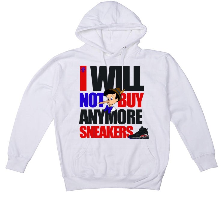 Air Jordan 8 “Playoffs” | illcurrency White T-Shirt (I WILL product image 3